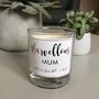 Personalised Marvellous Mum Rose Gold Candle, thumbnail 1 of 2