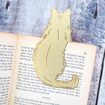 Cat Brass Bookmark, 3 of 8