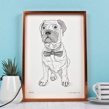 Personalised Pet Portrait Line Drawings, 7 of 11
