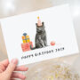Personalised British Shorthair Cat Birthday Card, thumbnail 1 of 2