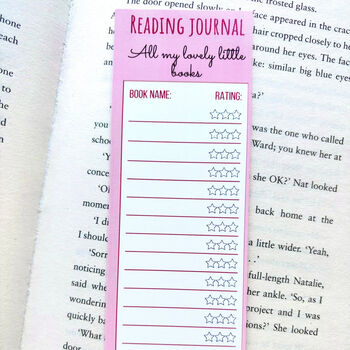 Reading Tracker Bookmark, 3 of 3