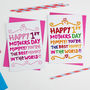 Happy First Mothers Day Card, thumbnail 1 of 3