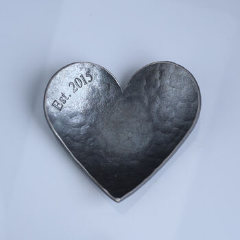 11th Anniversary Steel Heart Dish, 10 of 12