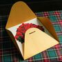 Pop Up 3D Christmas Card Poinsettia Bouquet, thumbnail 3 of 4