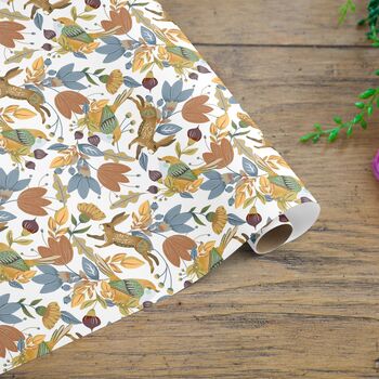 Summer Hare Gift Wrapping Paper Roll Or Folded, 3 of 3