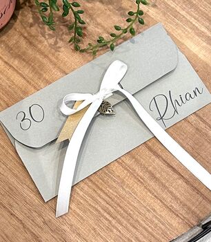 Personalised Birthday Scratch Gift Card And Envelope, 12 of 12