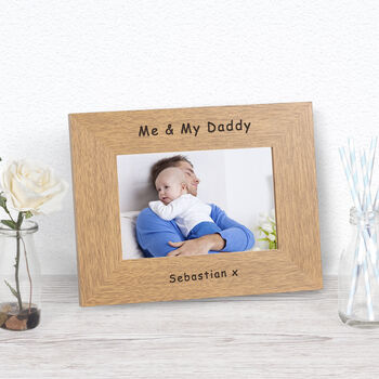 Personalised Me And My Mummy Wood Picture Frame, 3 of 4