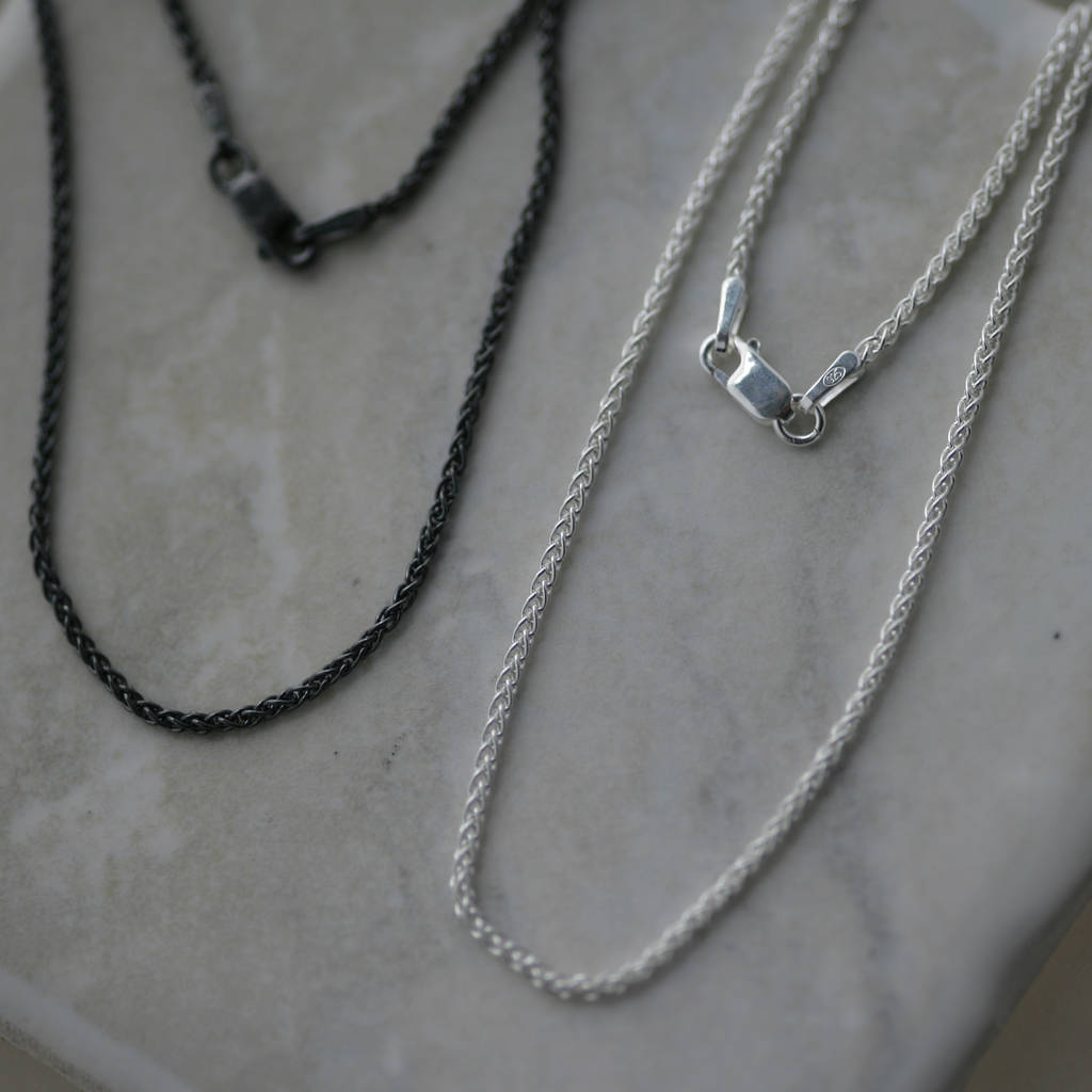 sterling silver neck chain by trevor forrester