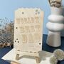 Personalised Wooden World Best Dad Father's Day Plaque, thumbnail 5 of 6