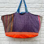 Vintage Ikea Bag Purples / Pinks / Patchwork, thumbnail 5 of 9