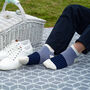 Multistripe And Oxford Stripe Men's Trainer Socks Bundle, thumbnail 2 of 10