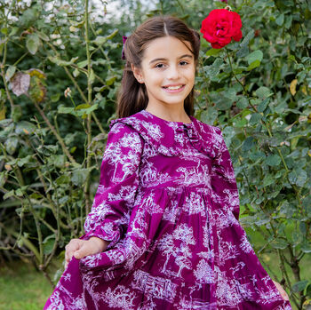 Martina Dress With Hair Clip Accessory, 3 of 5