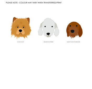 Personalised Favourite Human Dog Print, 10 of 12