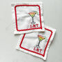 Spicy Margaritas Napkins | Set Of Two, thumbnail 1 of 2