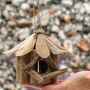 Wooden Driftwood Bird House Garden Decoration, thumbnail 3 of 12