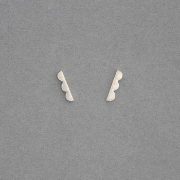 Scalloped Line Studs, 4 of 7