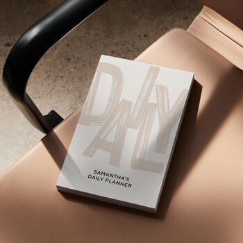 Personalised Daily Planner Book | Undated, 8 of 12