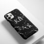 Black Marble Personalised Phone Case, thumbnail 2 of 5