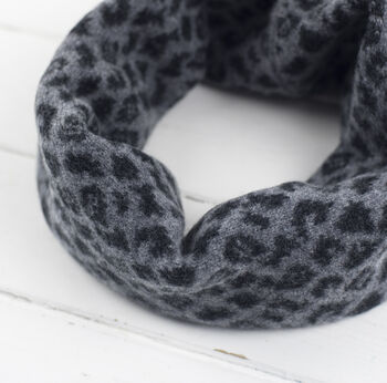Leopard Knitted Snood/Cowl, 6 of 8