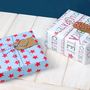 Personalised Stripe Mini Hot Water Bottle And Cover, thumbnail 6 of 7