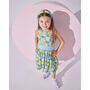 Lemon Garden Dress With Hairband Accessory, thumbnail 3 of 7