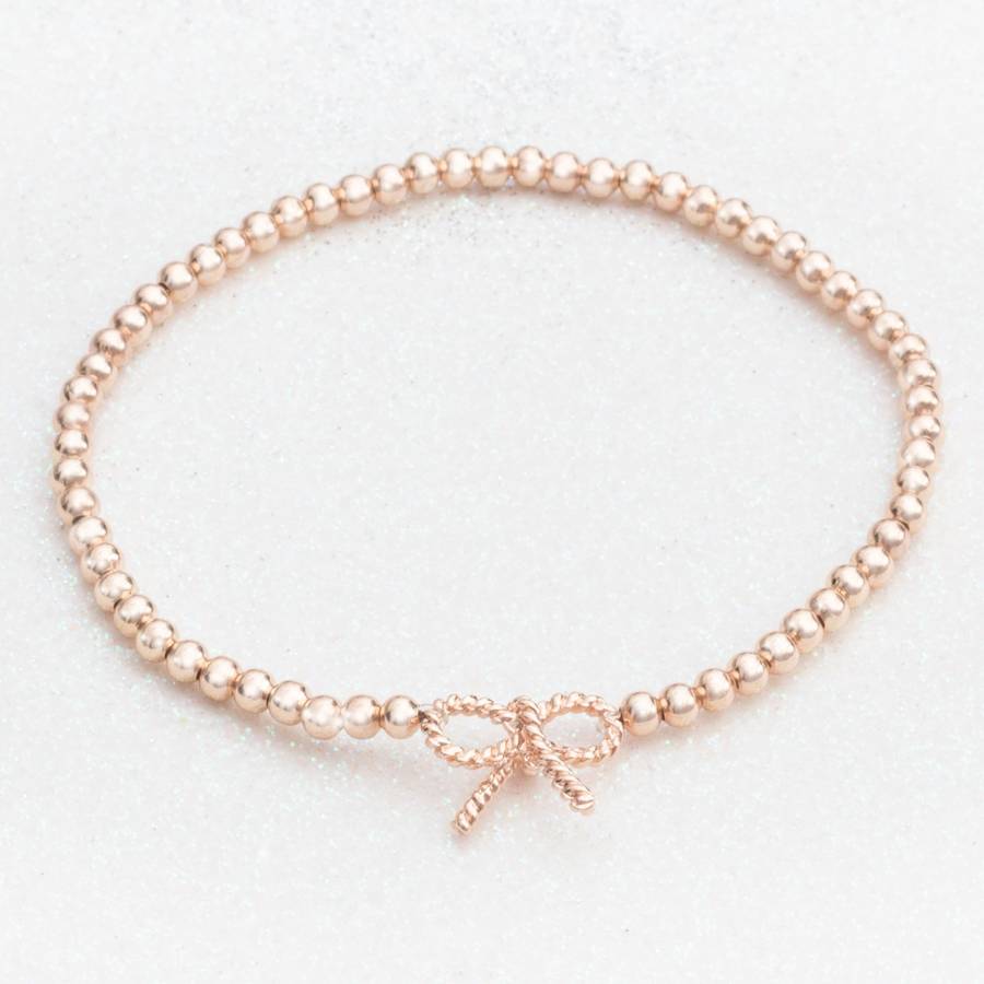 Eternity Bow Bridesmaid Gift Card Personalised Bracelet Eternity Bow Bridesmaid Gift Card Personalised Bracelet