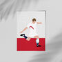 Wilkinson England Rugby Poster, thumbnail 2 of 4
