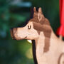 Persoanlised Husky Wooden Dog Christmas Decoration, thumbnail 3 of 10