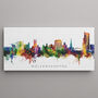 Wolverhampton Skyline Cityscape Art Print, thumbnail 2 of 12