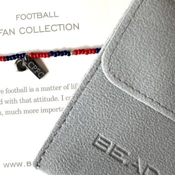 Crystal Palace Fc Football Fan Bracelet With Charms, 3 of 6