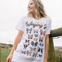 Winging It Women's Butterfly Guide T Shirt, thumbnail 1 of 5