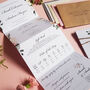 Blush Wild Floral Wedding Invitations, thumbnail 4 of 9