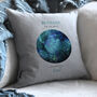 Personalised October Opal Birthstone Cushion, thumbnail 2 of 4