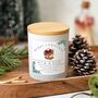 Merry Christmas Mum And Dad Candle, Personalised Xmas Gift For Parents, thumbnail 5 of 9