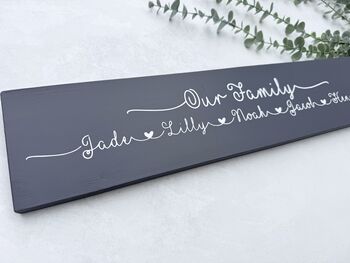 Our Family Wooden Sign, 12 of 12
