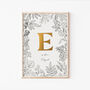 Personalised Initial Letter Nursery Print, thumbnail 5 of 6