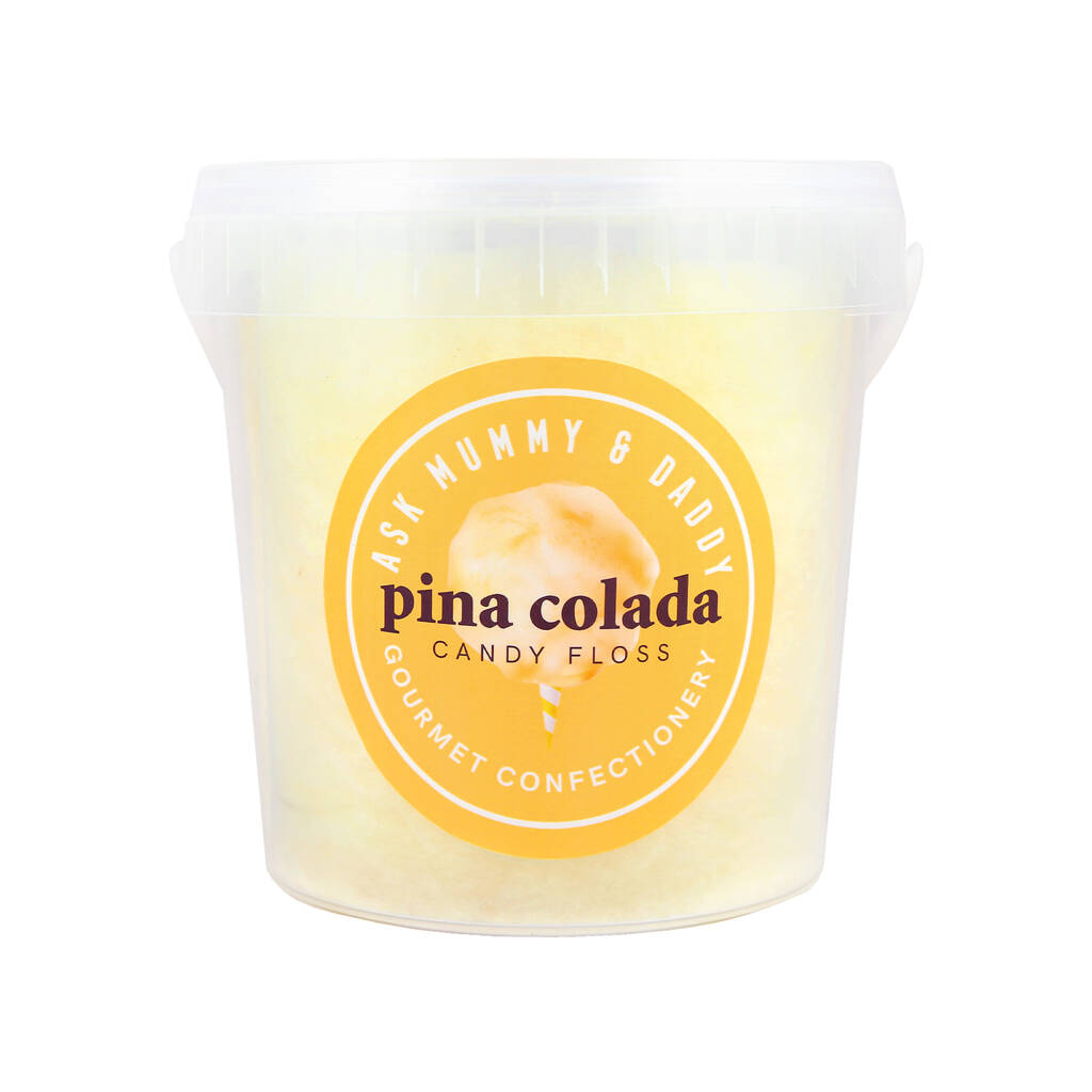 Pina Colada Flavoured Candy Floss By Ask Mummy & Daddy