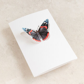 Watercolour Butterfly Pop Out Card, 2 of 3