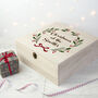 Personalised Jolly Holly Christmas Eve Box, thumbnail 6 of 6