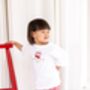 Personalised Embroidered Summer Strawberry T Shirt, thumbnail 7 of 9