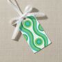 Vibrant Swirls And Circles Gift Wrapping Paper, thumbnail 5 of 9