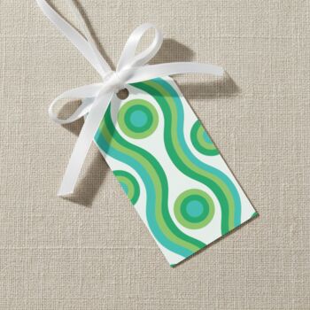 Vibrant Swirls And Circles Gift Wrapping Paper, 5 of 9