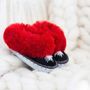 Childrens Ruby Sheepers Slippers, thumbnail 4 of 10