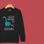 'Girls Like Dinosaurs Too' Personalised Girls Sweatshirt, thumbnail 12 of 12