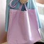 Personalised Pink Or Blue Cotton Large Tote Bag Gift, thumbnail 6 of 9