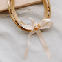 Personalised Gold Butterfly Lucky Wedding Horseshoe, thumbnail 3 of 7