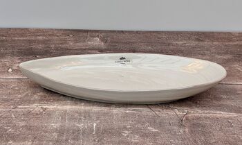 White Mussel Shaped Dish, 31cm, 2 of 4