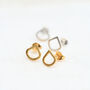 Classic Elegant Teardrop Studs, thumbnail 4 of 5