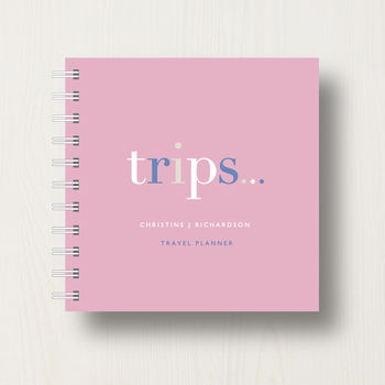 Personalised 'Trips' Small Notebook, 9 of 10