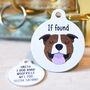 Staffordshire Bull Terrier Personalised Name Tag, thumbnail 11 of 12